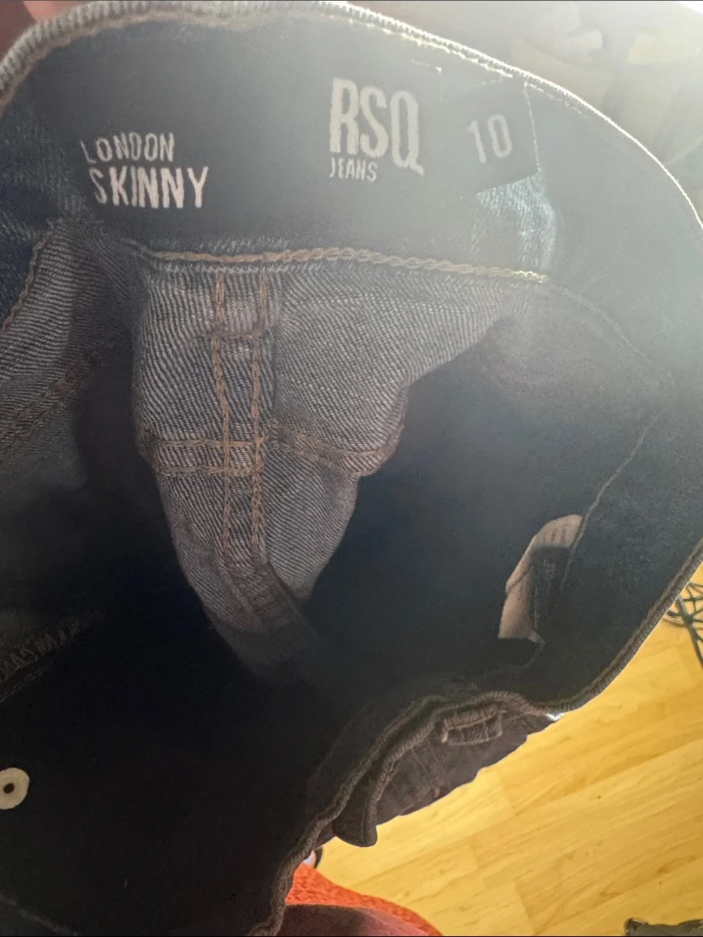 RSQ Slim Fit Faded Blue Skinny Jeans